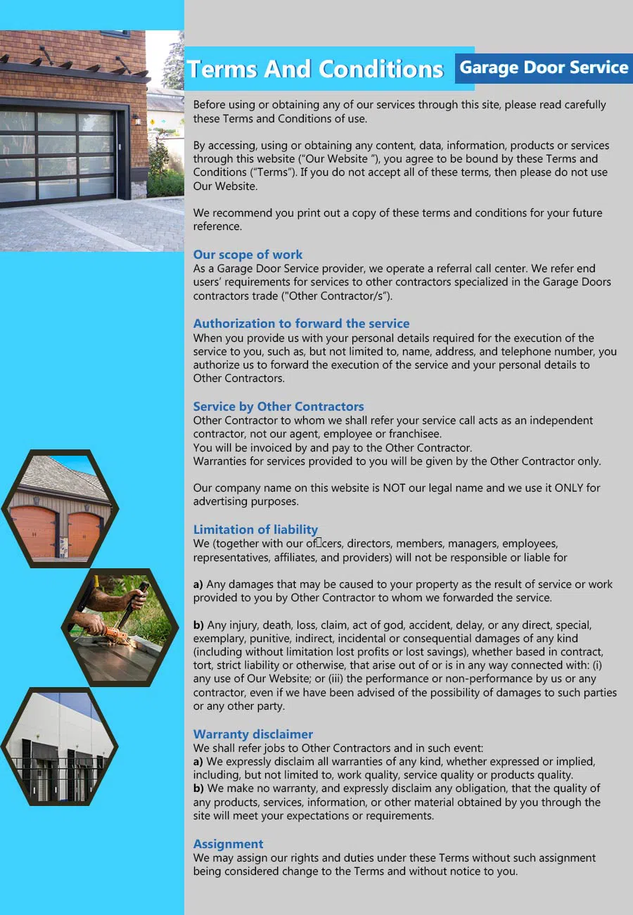 Capitol Garage Doors South Easton, MA 508-434-6610 - terms4